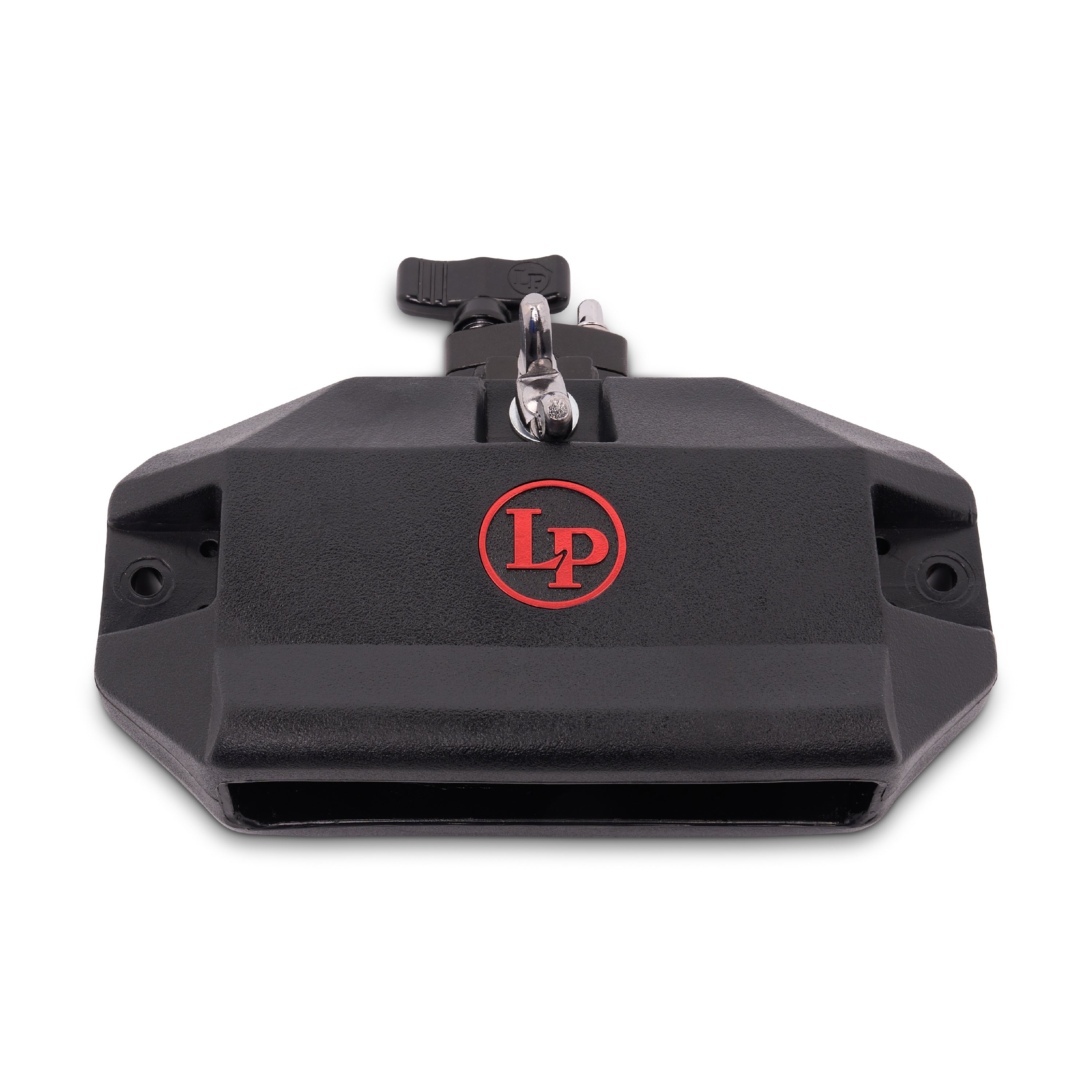 latin-percussion-deluxe-medium-jam-block-rosso-con-vise-clamp image 1
