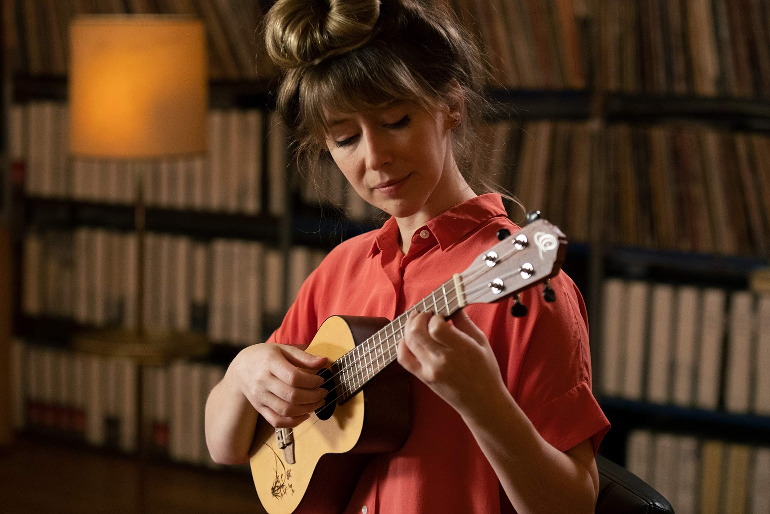 ortega-guitars-ru5-bonfire-series-ukulele-concerto-abete-sapele-natural image 5