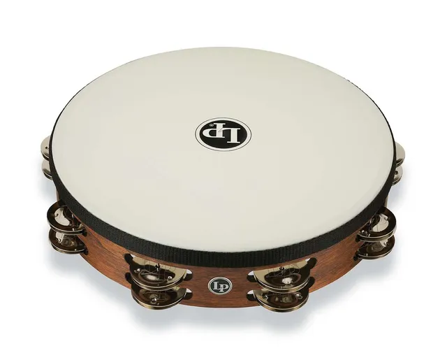 latin-percussion-worship-tamburello-10-doppia-fila-synth-steel image 1