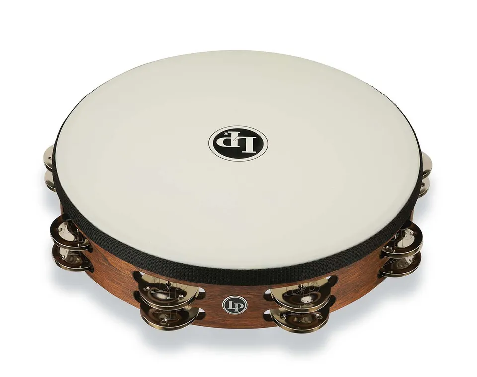 latin-percussion-worship-tamburello-10-doppia-fila-synth-steel image 1
