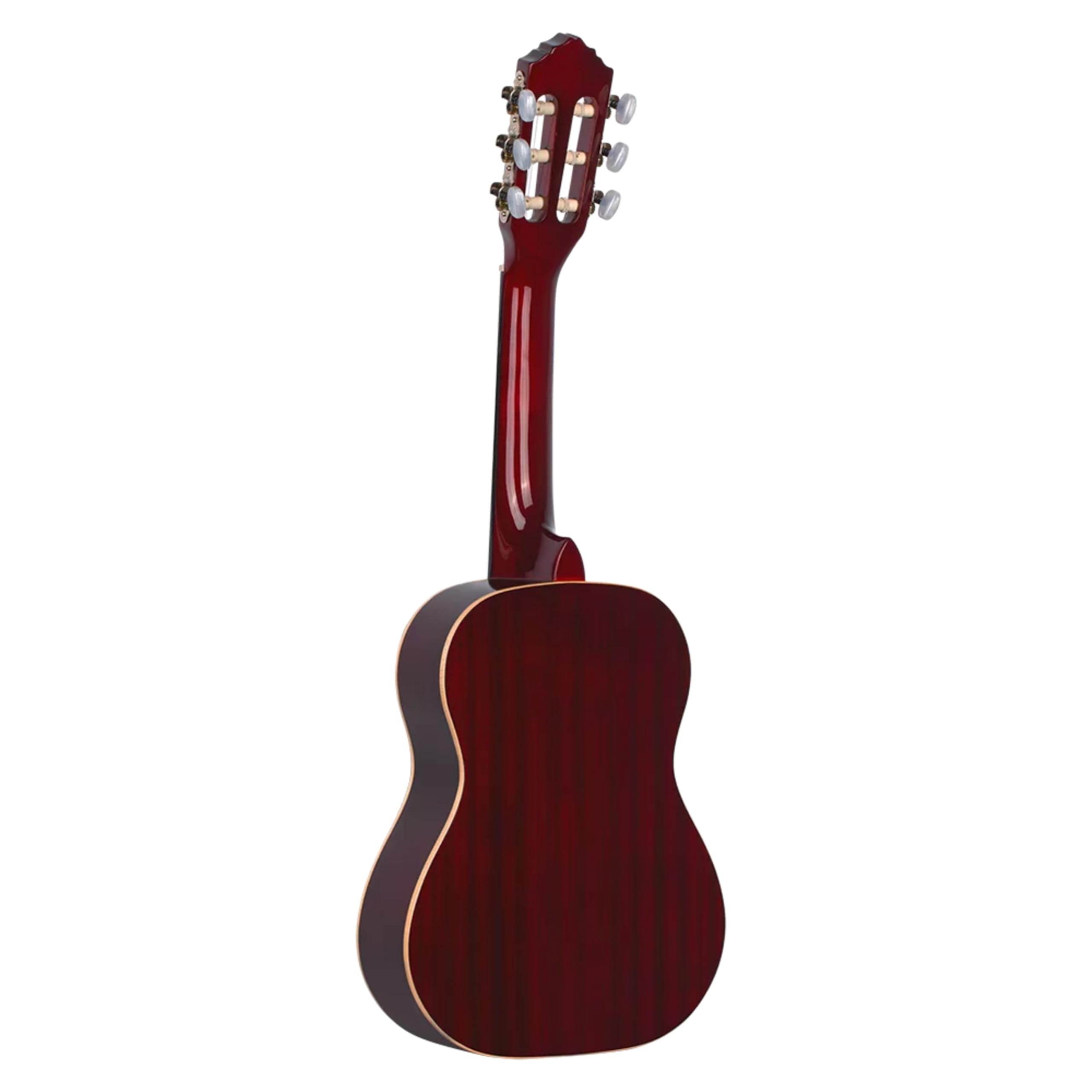 ortega-guitars-family-series-r121-1-4wr-chitarra-concerto-1-4-rossa-mogano-abete image 5