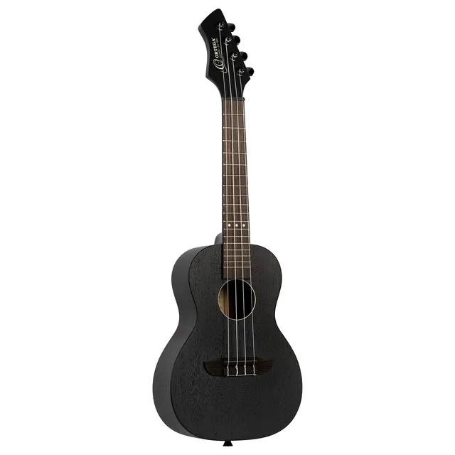 ortega-guitars-ruhz-sbk-ukulele-concerto-acustico-horizon-series-okoume-black image 1