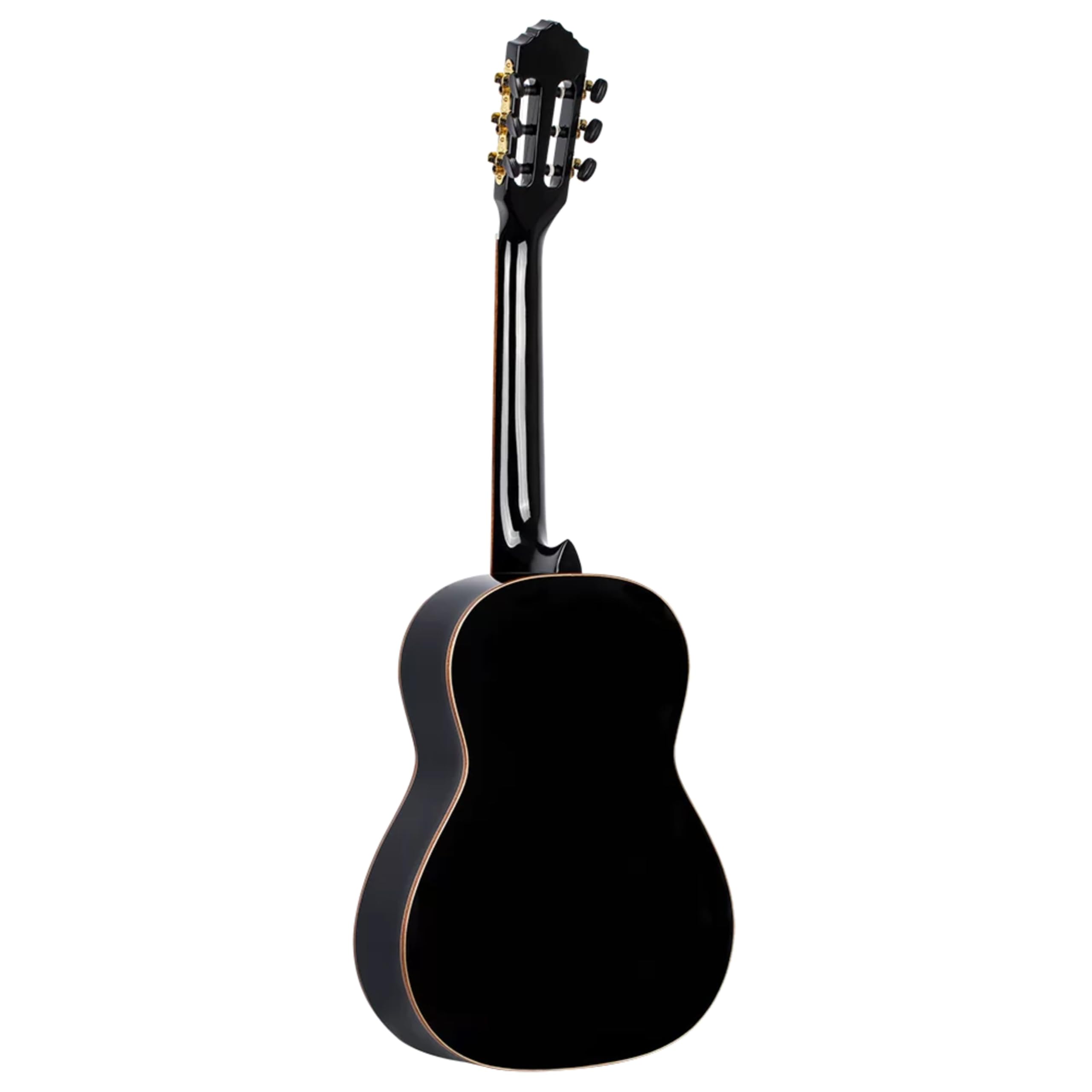 ortega-guitars-r221bk-3-4-chitarra-classica-concerto-3-4-nera-mogano-abete-con-g image 6