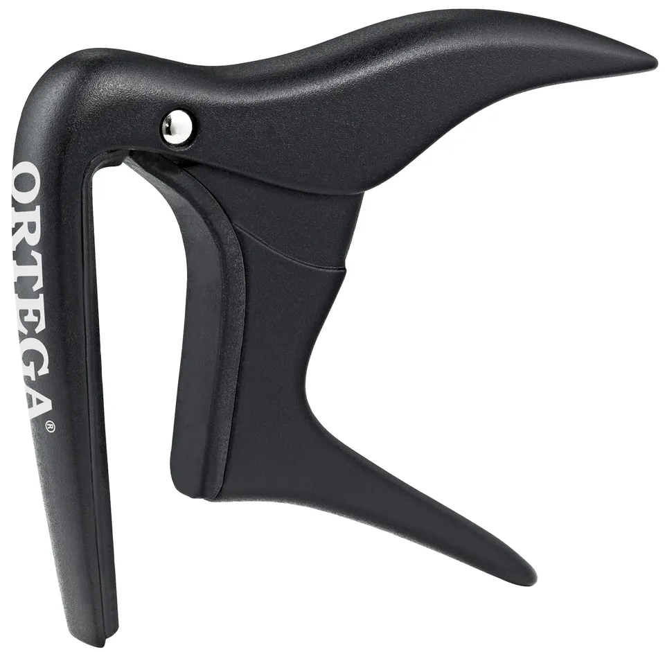 ortega-guitars-ocapocv-sbk-capotasto-classico-ricurvo-nero-lega-di-alluminio image 1