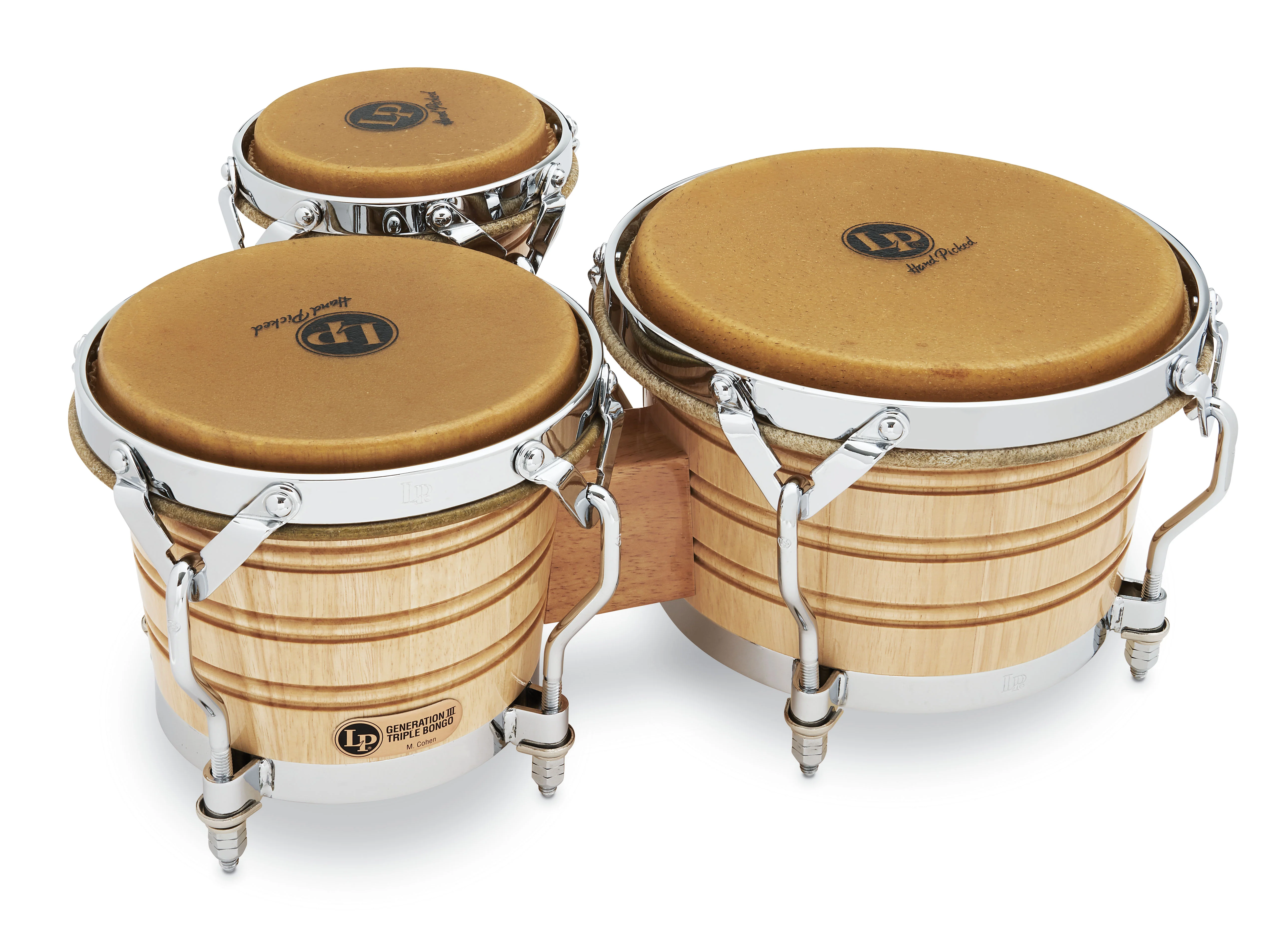latin-percussion-generation-iii-triplo-bongo-in-rovere image 2