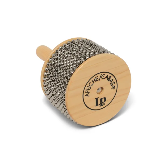 latin-percussion-afuche-cabasa-deluxe-in-acciaio-con-manico-in-legno image 1