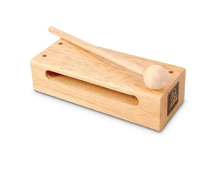latin-percussion-aspire-small-wood-block-w-striker-block-legno-con-battente image 1