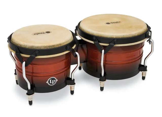 latin-percussion-matador-custom-bongos-in-rovere-siam-oak image 1
