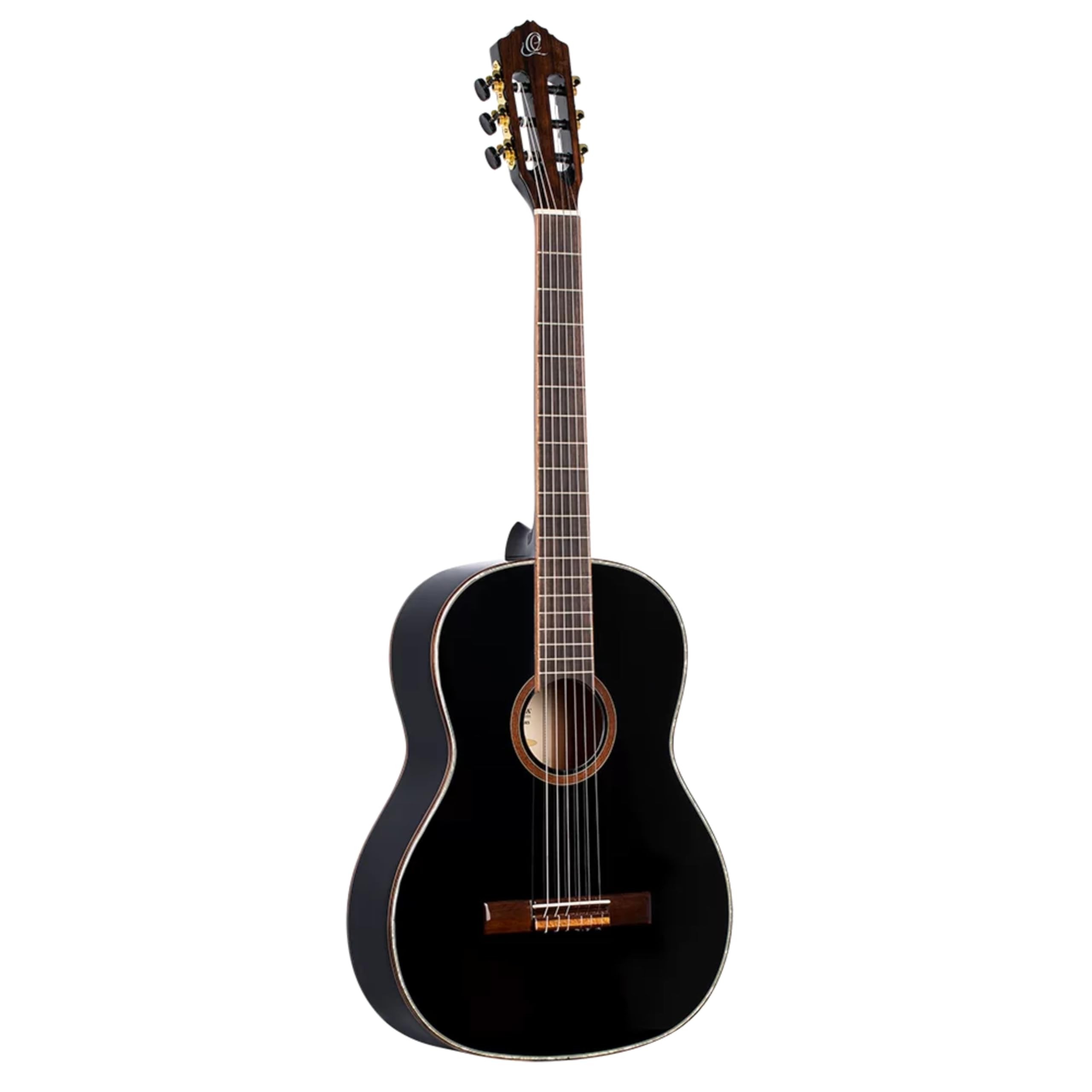 ortega-guitars-r221snbk-chitarra-classica-4-4-slim-neck-nera-con-gig-bag image 1