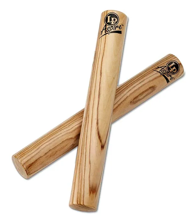 latin-percussion-aspire-claves-tradizionali-in-legno image 1