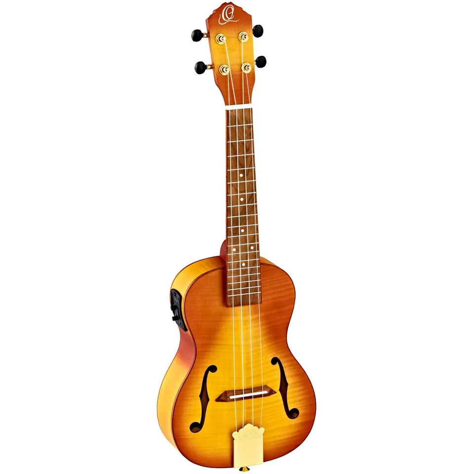 ortega-guitars-rusl-hsb-ukulele-concerto-elettro-acustico-f-hole-acero-fiammato- image 1