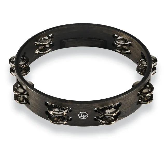 latin-percussion-tamburello-10-doppia-fila-acciaio image 1