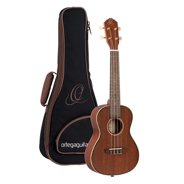 ortega-guitars-ru11-ukulele-concerto-timber-series-in-mogano-con-gig-bag image 1