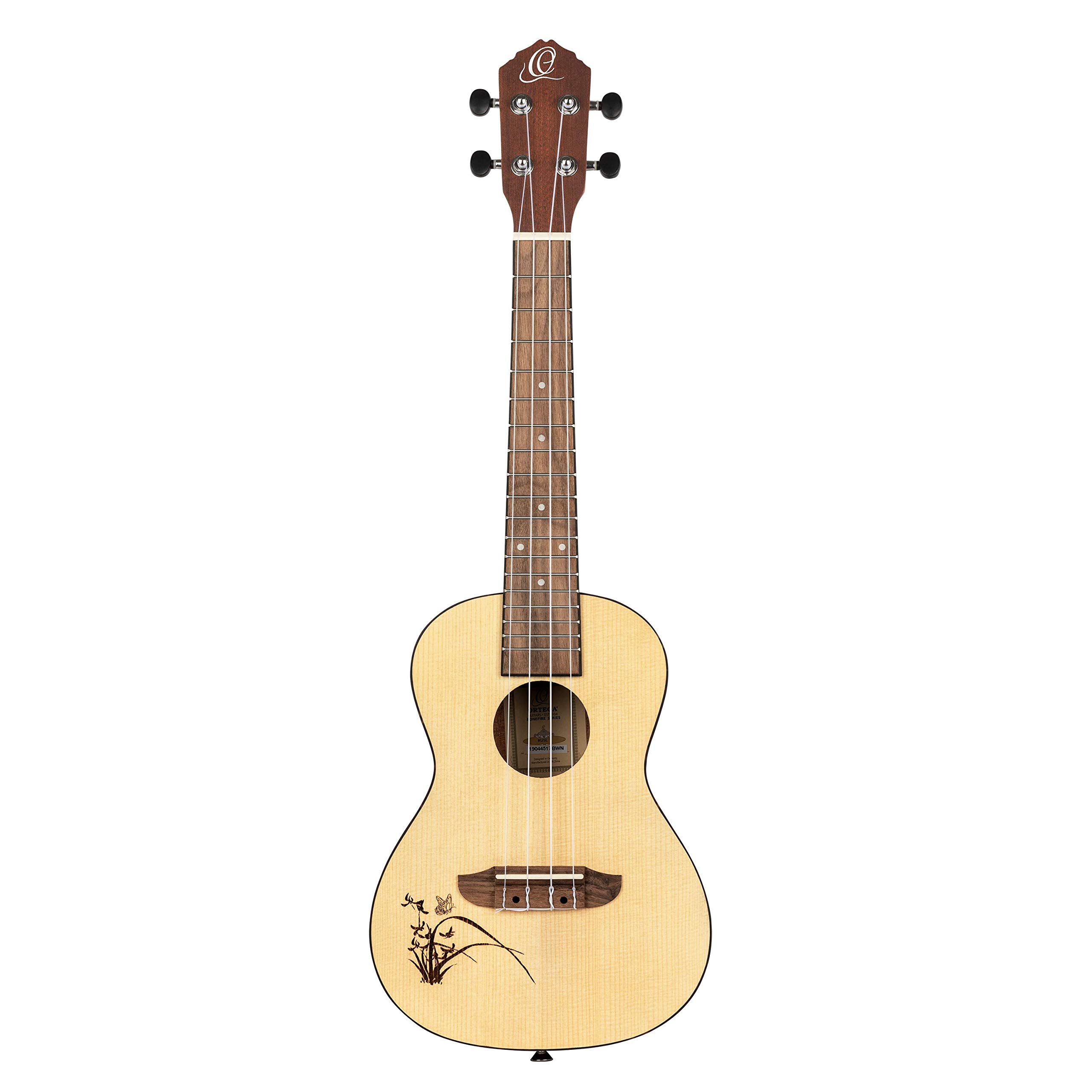 ortega-guitars-bonfire-series-ukulele-concerto-mancino-ru5l-abete-sapele-natural image 2